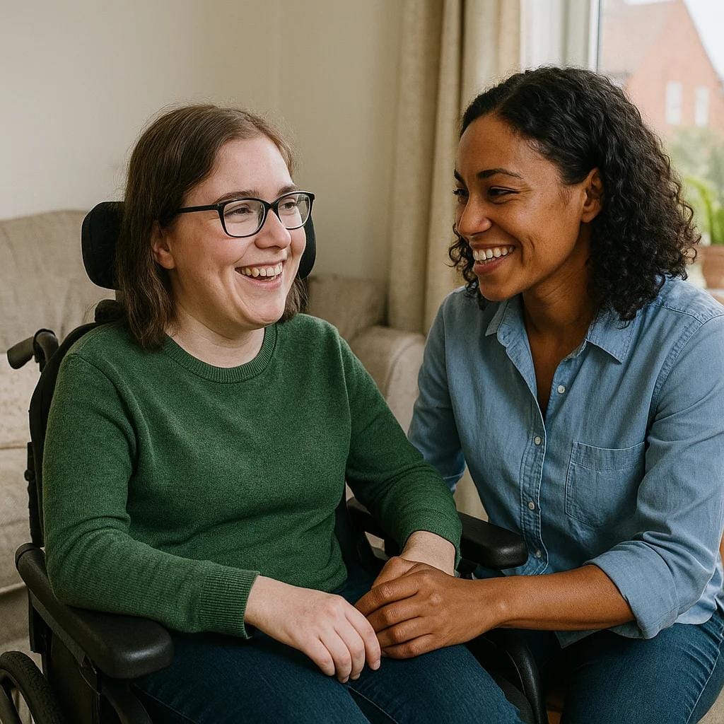 Complex care client and carer