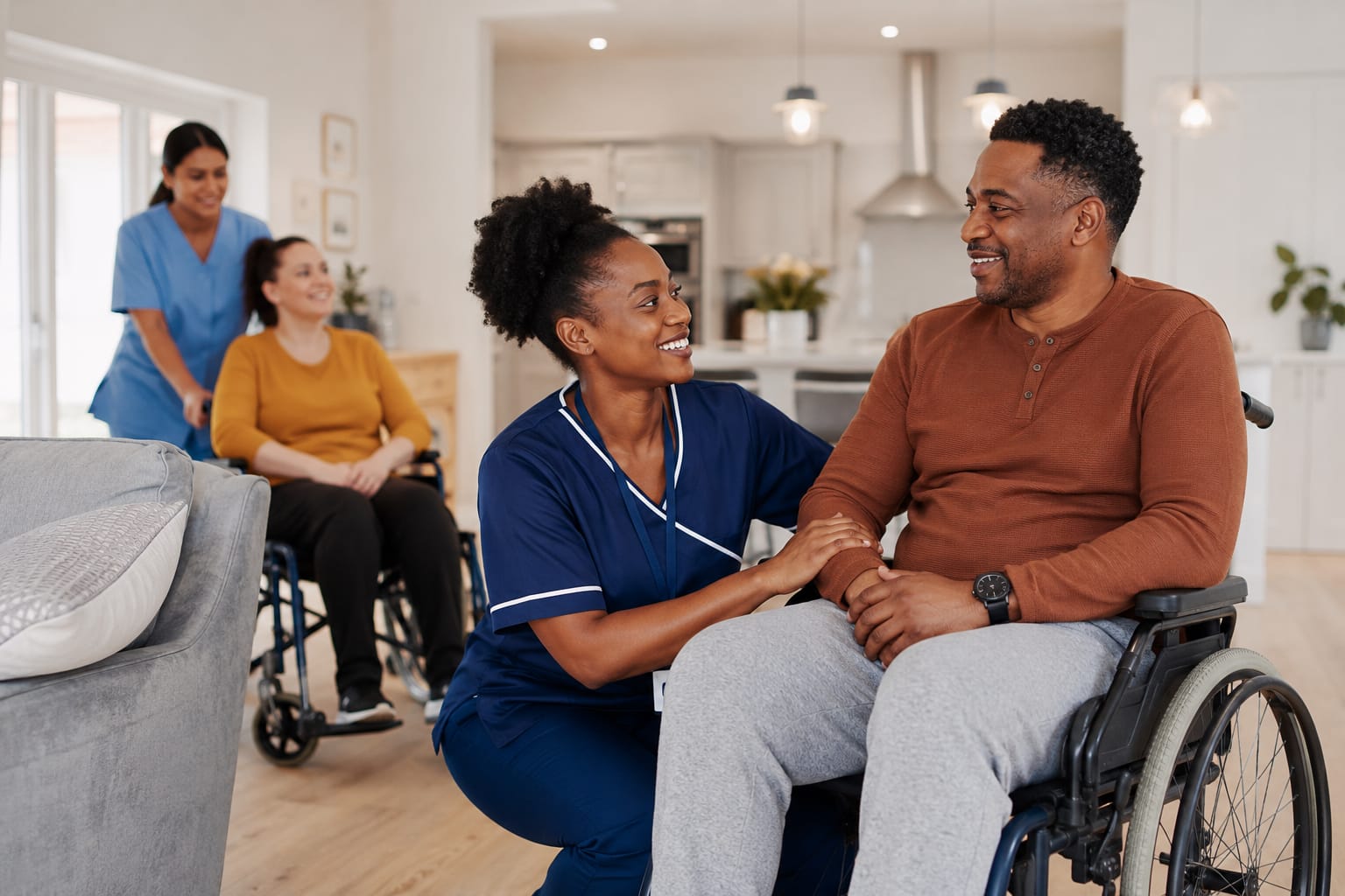 Complex care support in the garden